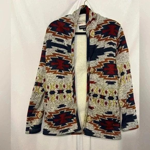 Women’s Canada Weather Gear Women's Fleece Cardigan Size Large - Picture 3 of 8